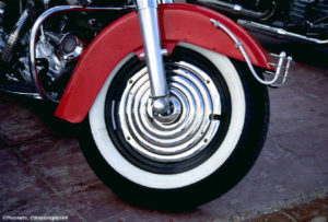 “I didn’t want to frighten you, so I came in a dream,” he said, sitting astride a motorbike.