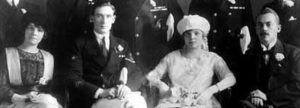 My grandfather's wedding: a grand affair in Budapest, Hungary. My grandmother is sixteen.