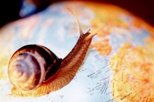 Dream interpretation Slo-mo with glue feet